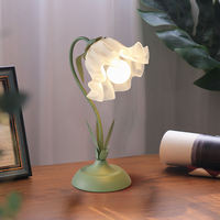 SIMIG Style Européen Chevet Romantique Chaud et Élégant Décoration Fleur Forme Chambre Lampe De Table