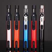 Briquet torche à flamme directe pliable au butane Debang DB-1220, coupe-vent, pour moxibustion et cigares, portable, grande capacité, pour extérieur