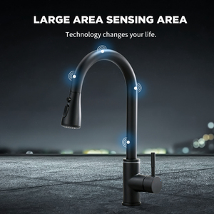 Capteur intelligent contrôle tactile robinets de <span class=keywords><strong>cuisine</strong></span> contrôle de la température 3 couleurs lumière LED Rotation de 360 degrés robinet d'<span class=keywords><strong>évier</strong></span> de <span class=keywords><strong>cuisine</strong></span> - Product Image 6