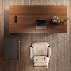 Sang Trọng Hoàn Chỉnh Nội Thất Văn Phòng Thiết Lập Quản Lý Điều Hành Văn Phòng Bàn L Hình Bàn Văn Phòng Thiết Kế Hiện Đại Boss Văn Phòng Bằng Gỗ Bàn - Product Image 4