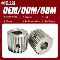 Poulie trapézoïdale en aluminium et acier OEM pour courroie de distribution MXL XXL XL L H XH XXH pour transmission industrielle et automatisation CNC