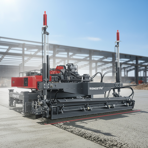 Machine à surfaçonner le béton à double grille d'acier, vibrante et laser, autoportée, pour travaux de sol en béton, en promotion - Product Image 5