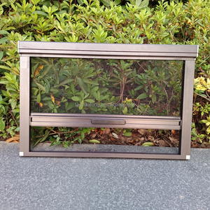 Thiết kế hiện đại nhôm cửa trượt có thể thu vào hệ thống màn hình cán lưới Bảng điều chỉnh chống lỗi có thể thu vào màn hình cho ban công Patio - Product Image 1