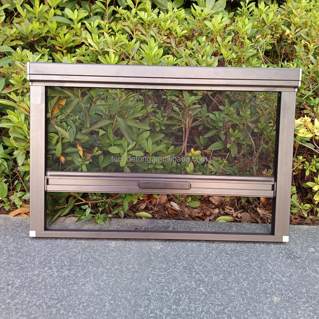 Modern Design Aluminum Sliding Door Retractable Screen System Rolling Mesh Panel Anti-Bug Retractable Screen for Patio Balcony