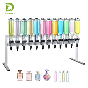 Support distributeur de 12 barres d'huile parfumée avec robinet en verre pour magasin de parfums, mariage, stand de luxe, machines de remplissage de liquides - Product Image 2