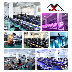 Bán buôn âm thanh chuyên nghiệp thiết bị video DMX chiếu sáng 36 cái E27 LED rửa RGBW ma trận chùm rèm ánh sáng cho sân vận động thể thao - Product Image 6