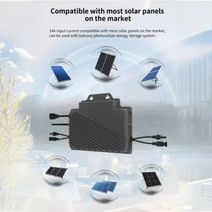 Microinversor solar en red de alta calidad serie 400W 800W 60VDC IP67 inversor de cadena monofásico 230VAC certificado CE IEC - Product Image 4