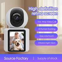 Caméra d'appel vidéo bidirectionnelle hors site maison sans fil 2 millions de téléphones portables HD moniteur de réseau à distance