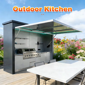 Cocina Exterior de Acero Inoxidable 304 con Parrilla y Isla para Barbacoa - Product Image 6