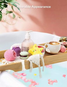 Venta al por mayor de la familia del hotel baño colorido Cupcake lindo Fizzy baño bomba Set para el cuidado de la limpieza personal del Cuerpo - Product Image 5