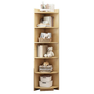 Armoire de rangement d'angle, étagère triangulaire, structure de support durable, pour salon, chambre à coucher, utilisation par les enfants et les adultes - Product Image 2