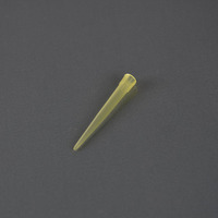 Embouts de micropipettes en plastique jaune stériles jetables pour laboratoire