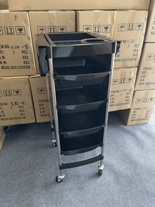 BLISSLIFE alat penata rambut, troli emas asisten penata rambut <span class=keywords><strong>Salon</strong></span> tata rambut dengan roda Universal bebas kusut - Product Image 6