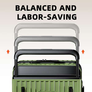 Nouvelle valise PC silencieuse à ouverture frontale, multifonctionnelle, classique et tendance, avec poignée télescopique large - Product Image 5