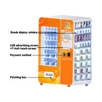 Distributeur automatique commercial de grande taille sans personnel, réseau 4G, AC220V 50HZ, origine Chine, orienté export, pour noix de bétel et boissons