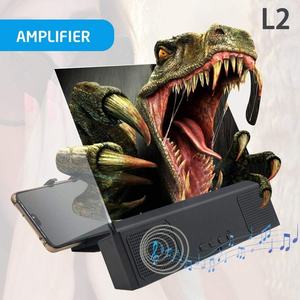 Productos de Dropshipping 2026, Nuevo y Popular Amplificador de Pantalla <span class=keywords><strong>para</strong></span> Teléfono Móvil de 12 Pulgadas con Soporte de Escritorio 3D HD, Altavoz con Lupa, Altavoz BT - Product Image 3