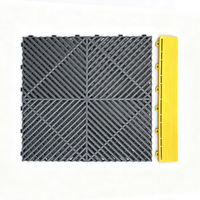 Dalles de sol modulaires emboîtables en PP antidérapantes pour garage et atelier, 400*400*18mm, vente en gros usine