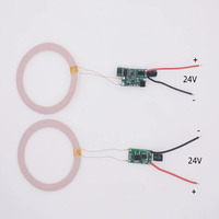 Module de transfert de puissance sans fil longue portée haute puissance 24V 1.2A, kit de chargeur inductif PCB, module de charge sans fil DIY