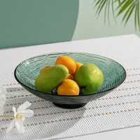 Verrerie Verre coloré Fabrication Vaisselle de mariage Assiette à dessert Assiettes à salade et vase en verre