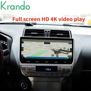 Krando 12,3 Zoll Autoradio GPS für TOYOTA PRADO 2018-2020 Android Car Navigation 32G 64G 128G ROM unterstützt 360 Kamera