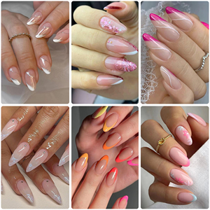 <span class=keywords><strong>Faux</strong></span> <span class=keywords><strong>ongles</strong></span> essentiels pour festivals et raves, <span class=keywords><strong>livraison</strong></span> <span class=keywords><strong>rapide</strong></span>, en gros, argent métallisé, effet laser, forme papillon, amande, cercueil, résultat instantané en salon - Product Image 2