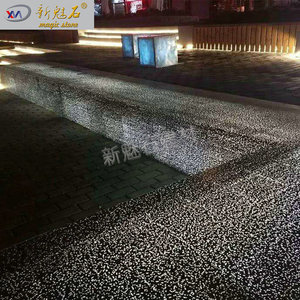 New Magic Stone Translucent <b>Cement</b> Bench XMS-TGSN Outdoor Landscaping LED Illuminated Hollow Blocks - Product Image 2