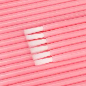 Одноразовые синтетические плоские Кисти аппликаторы для губного бальзама помада и блеск для губ для макияжа лица