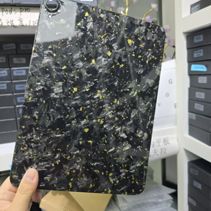 Cover di lusso in fibra di carbonio per <span class=keywords><strong>iPad</strong></span> Air 11 (2024) | Slim Fit per Air <span class=keywords><strong>4</strong></span>/5/6 resistente al calore antiurto - Product Image 5