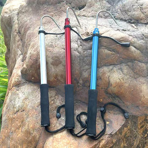 قصبة صيد قابلة للسحب من سبائك الألومنيوم مكونة من ثلاث أقسام للصيد في البحر والجليد والقوارب والرمي البعيد - Product Image 1