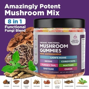 Suplemen Jamur Label Pribadi Ekstrak Multi Jamur Suplemen Chaga Reishi <span class=keywords><strong>Cordyceps</strong></span> Lion's Mane Permen Kunyah - Product Image 6