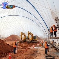 Cupola d'Aria Completamente Chiusa per il Controllo della Polvere nei Cantieri Edili Urbani