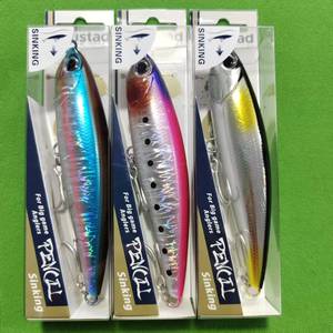 160mm 60g superficie de hundimiento lápiz duro <span class=keywords><strong>Yozuri</strong></span> Crankbait almizclado sublimación Popper Topwater cuerpo señuelo de pesca cebo con anzuelo triple - Product Image 1