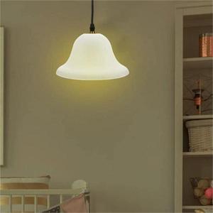 Ministral hiện đại Châu Âu Trắng thủy tinh đèn bóng râm làm bằng tay trong nhà sử dụng trần trong suốt ánh sáng bao gồm đèn sàn thay thế - Product Image 5