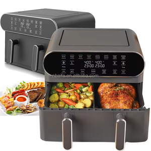 Aifa Friteuse à double air avec 2 paniers doubles 9L10L <span class=keywords><strong>Easy</strong></span> <span class=keywords><strong>Fry</strong></span> & Grill Visible Deep Air Fryer Four - Product Image 6