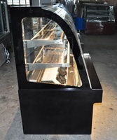Comptoir de présentation de produits chauds pour boulangerie / Vitrine chauffante pour produits chauds de magasin de proximité, pizza, vitrine en verre