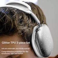 Casing Pelindung Silikon Gel Transparan Warna Solid Baru untuk Headphone Over-Ear Buatan China