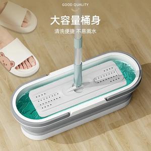 Seau à serpillière pliable rectangulaire pour le nettoyage domestique avec poignée, modèle 2025, matériau PPTPR - Product Image 2