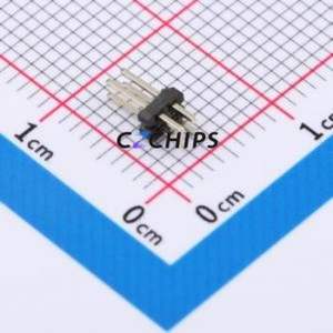 ZX-PZ1.27-2-2PZZ Pin Header Through hole Component (THT),P=1.27mm Connector 2x2P 1.27mm 1.27mm Pin Header - Product Image 1