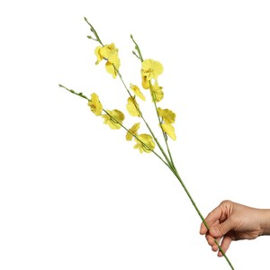 Fleur Artificielle Orchidée Dansante Jaune 3 Branches 5 Branches Plante Entière Décoration Intérieure Bouquet Fleur Artificielle Ornement - Product Image 5