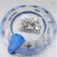 Collier de serrage sans fin perforé de type américain en acier inoxydable poli TJTC 8 mm/12,7 mm de largeur de bande, usage industriel, personnalisé en pouces