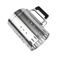 Allume-charbon Pinnovo pour barbecue au charbon de bois et grilles, outils et accessoires de cuisson extérieure compacts