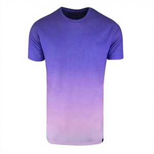Camiseta Deportiva de Alta Calidad para Hombre, Cuello Redondo, Manga Corta, Corte Regular, Transpirable, Secado Rápido, Impresión Digital - Product Image 3