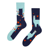 Calcetines Casuales Unisex de Algodón para Hombre y Mujer, Diseños Divertidos, Diferentes Diseños Izquierdo y Derecho, Calcetines Jacquard con Dibujos Animados de Erizo Rosa