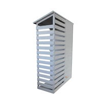 Abri de jardin en bois pour outils et bois de chauffage, facile à assembler, imperméable et traité sous pression
