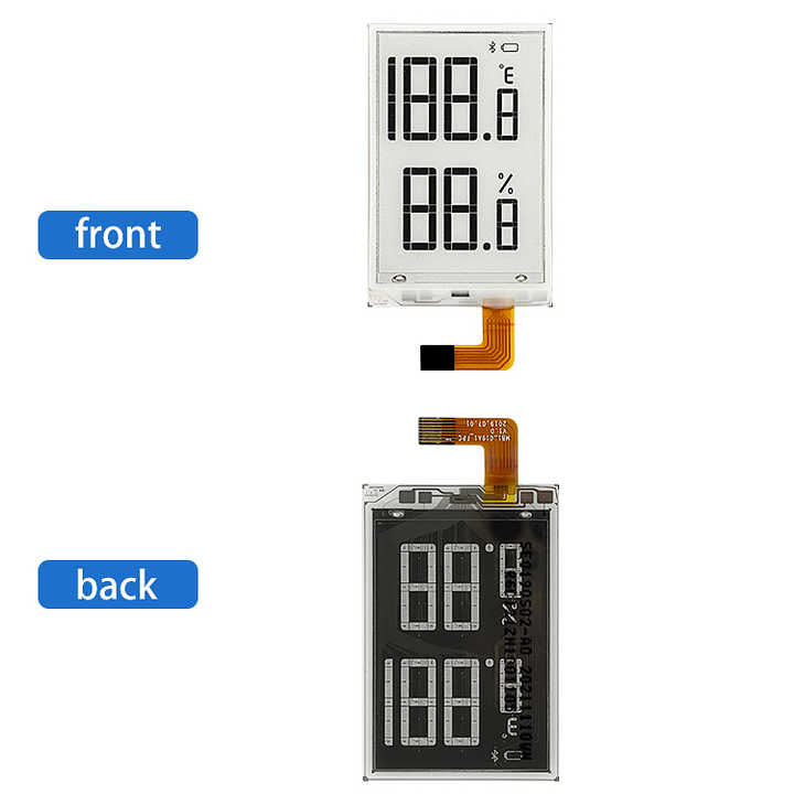 Hipoink 32.11X49.35X1.13Mm Electrophoretic Ink Display Module Black ...