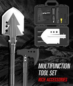 AJOTEQPT Multifunktion ale Kombination werkzeug axt und Schaufel für den Außenbereich für Autos-Vielseitiger Werkzeug kasten - Product Image 5