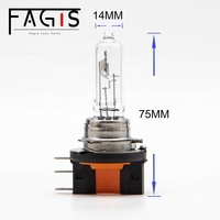 H15 12V 15/55W PGJ23t-1 auto halogène phare ampoule couleur claire blanc chaud