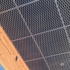 לוח תקרה אריחים אריחים דקורטיביים תקרה קיר לוח תקרה אלומיניום נירוסטה ממתכת מורחבת - Product Image 4