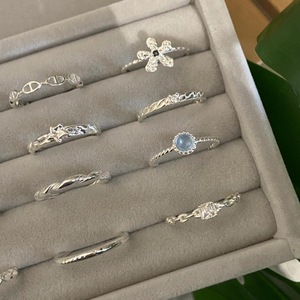 Anneaux ajustables en argent sterling 925, bijoux de mode en gros pour femmes - Product Image 4