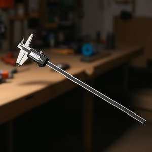 Jauge de profondeur numérique avec pont mobile, plage de mesure de 0 à 150 mm pour travaux de précision - Product Image 3